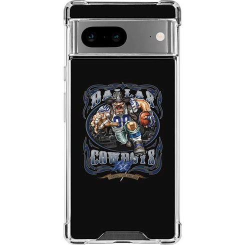 Liquid Blue NFL Dallas Cowboys Running Back Google Pixel 8a Clear Case